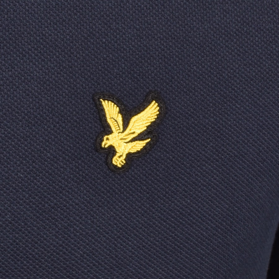 Alternative Image for ProductLyle And Scott Crew Neck Pique Sweatshirt Navy3
